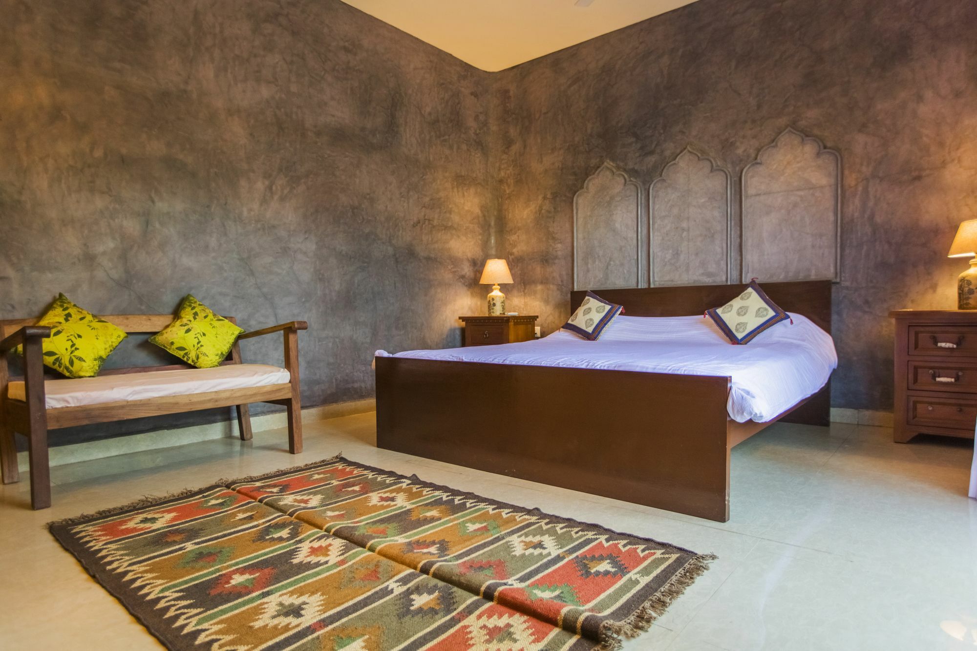 Devarya Wellness Beach Resort Morjim Bagian luar foto